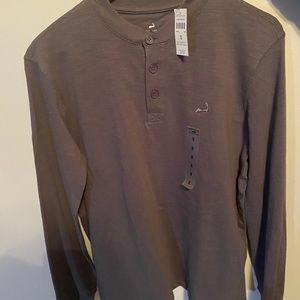 Cuffy’s Gray Men’s Long Sleeve Henley